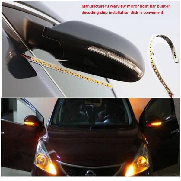 emergency lights car exterior rearview mirror indicator lamp streamer strip flowing turn signal amber led light source 28 smd
emergency lights car exterior rearview mirror indicator lamp streamer strip flowing turn signal amber led light source 28 smd