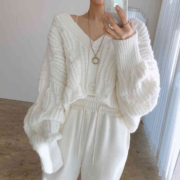 women's sweaters knitted cardigan fashionable nightgown released autumn raglan casual jacket thick sleeve v solid sweater for woman b73, White;black
women's sweaters knitted cardigan fashionable nightgown released autumn raglan casual jacket thick sleeve v solid sweater for woman b73, White;black