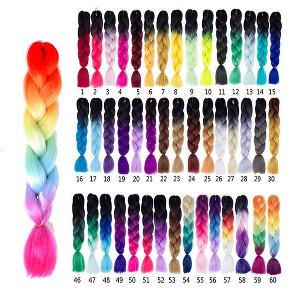 three chemical fiber multi color long wig 24inch dirty braid 100g, Black
three chemical fiber multi color long wig 24inch dirty braid 100g, Black