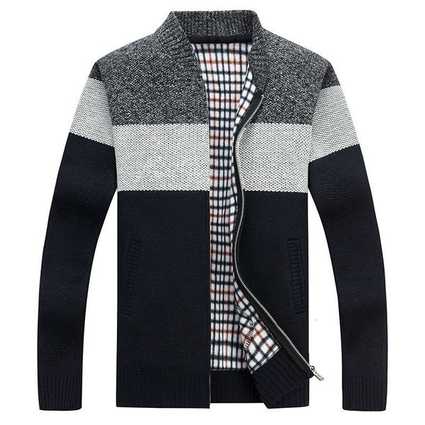 men's sweaters 2021 autumn thick striped sweatercoat turtleneck with man's zipper sweater vest outerwear cashmere wool lining swea, White;black
men's sweaters 2021 autumn thick striped sweatercoat turtleneck with man's zipper sweater vest outerwear cashmere wool lining swea, White;black