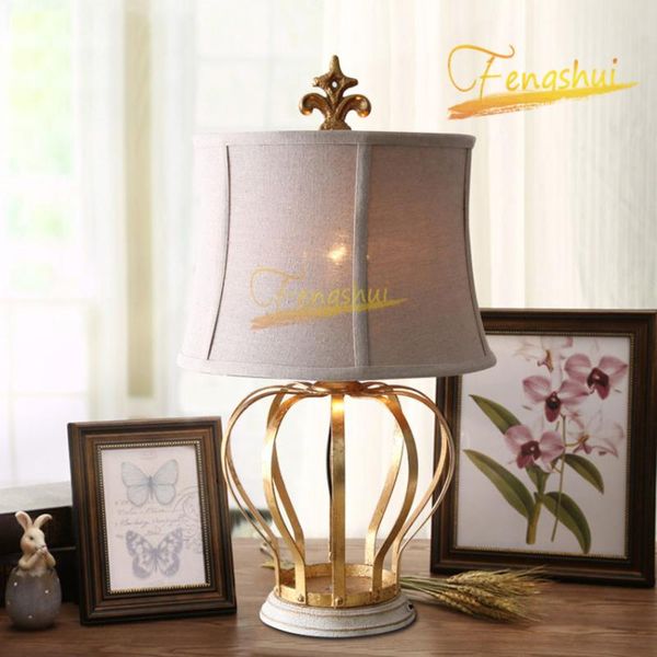 table lamps nordic retro led crown lamp modern golden foil wrought iron lights bedroom bedside living room decoration fixtures
table lamps nordic retro led crown lamp modern golden foil wrought iron lights bedroom bedside living room decoration fixtures