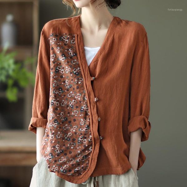women's jackets women spring summer outwear jacket loose oversized v neck ramie retro vintage female long sleeve b03250853, Black;brown
women's jackets women spring summer outwear jacket loose oversized v neck ramie retro vintage female long sleeve b03250853, Black;brown