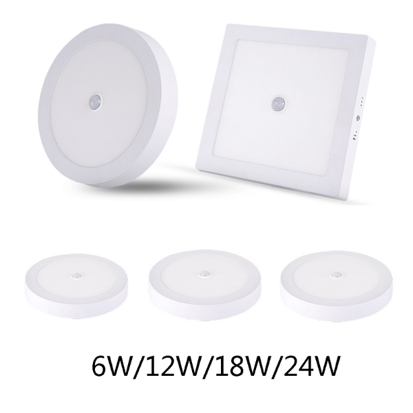 ceiling lights led panel lghts 6w 12w 18w 24w infrared sensor modern lamp aluminum light control downlight home decor 180-265v
ceiling lights led panel lghts 6w 12w 18w 24w infrared sensor modern lamp aluminum light control downlight home decor 180-265v
