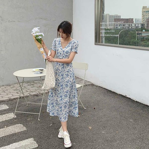 casual dresses for women summer 2021 korean style female dress, Black;gray