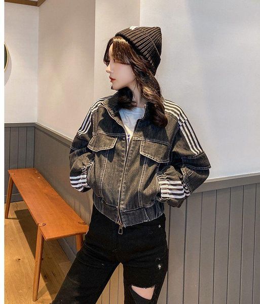 jean jacket women clothes oversized jeans denim coat korean coats spring fall 2021 jackets for solid casual women's, Black;brown
jean jacket women clothes oversized jeans denim coat korean coats spring fall 2021 jackets for solid casual women's, Black;brown