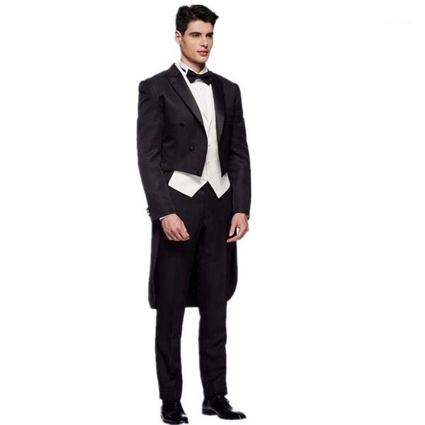 custom made men suit double breasted groom suits tailcoat fashion mens wedding prom tuxedos jacket+vest+pants men's & blazers, White;black
custom made men suit double breasted groom suits tailcoat fashion mens wedding prom tuxedos jacket+vest+pants men's & blazers, White;black