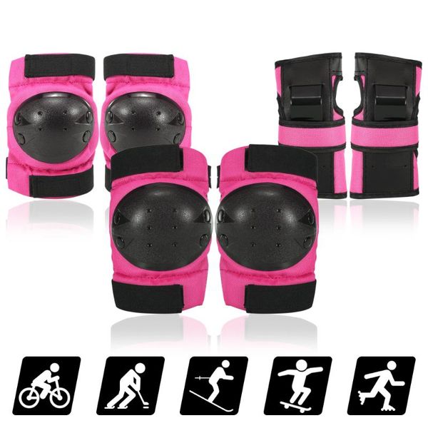 elbow & knee pads protective gear set 6 in 1 wrist guards multi sports safety protection for kidsscooter skating cycling, Black;gray
elbow & knee pads protective gear set 6 in 1 wrist guards multi sports safety protection for kidsscooter skating cycling, Black;gray