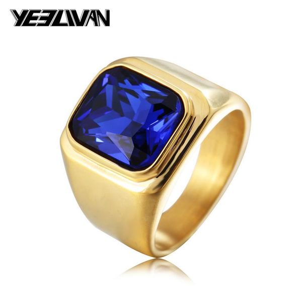 cluster rings trend big male female stainless steel punk ring crystal zircon stone gold color engagement vintage men wedding, Golden;silver
cluster rings trend big male female stainless steel punk ring crystal zircon stone gold color engagement vintage men wedding, Golden;silver
