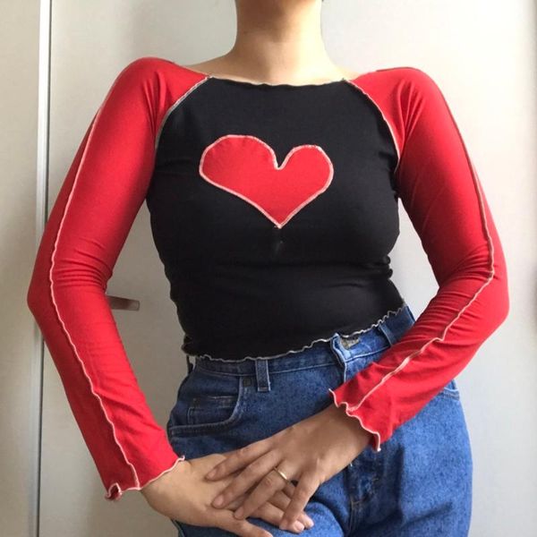 women's t-shirt women autumn jumper shirt heart pattern round-neck long sleeve slim pullover for girls 2021, White
women's t-shirt women autumn jumper shirt heart pattern round-neck long sleeve slim pullover for girls 2021, White