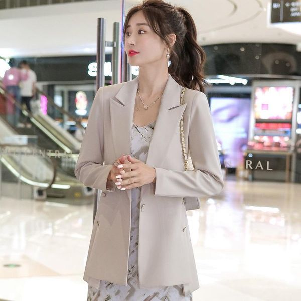 women's suits & blazers women 2021 autumn slim jacket long sleeve blazer a076, White;black
women's suits & blazers women 2021 autumn slim jacket long sleeve blazer a076, White;black