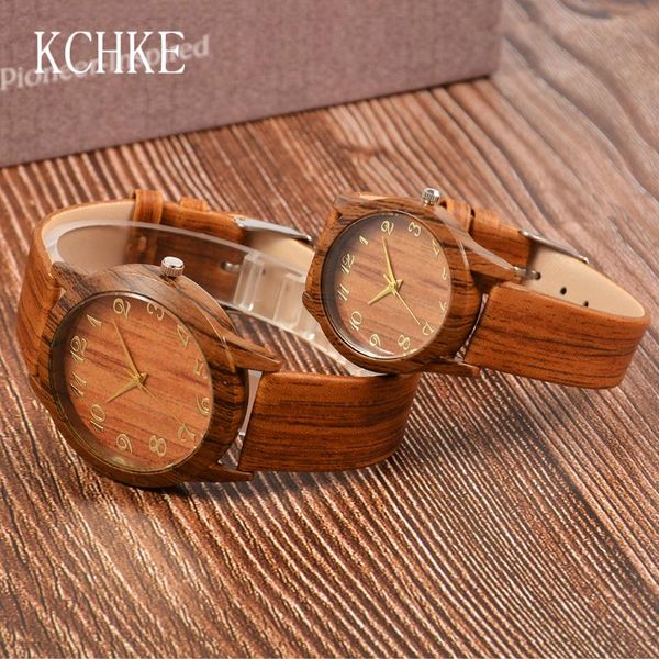 wristwatches kchke 2021 black/coffee/beige dial natural bamboo wood watch men women genuine leather wooden clock male hour reloj de madera, Slivery;brown
wristwatches kchke 2021 black/coffee/beige dial natural bamboo wood watch men women genuine leather wooden clock male hour reloj de madera, Slivery;brown