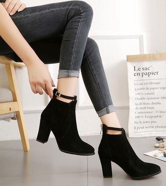 boots sell women shoes winter autumn casual high heels pumps warm ankle botas mujer zapatos plussize35-43, Black
boots sell women shoes winter autumn casual high heels pumps warm ankle botas mujer zapatos plussize35-43, Black
