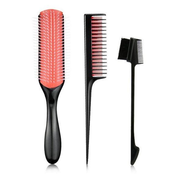 hair brushes brush styling detangling rubber bristle detangler shower wavy drying plastic comb nine rows dyeing eyebrow, Silver
hair brushes brush styling detangling rubber bristle detangler shower wavy drying plastic comb nine rows dyeing eyebrow, Silver