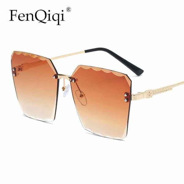 sunglasses oversize frameless square rimless women eye glasses metal frame female travel shades ocean lens mirror oculos, White;black
sunglasses oversize frameless square rimless women eye glasses metal frame female travel shades ocean lens mirror oculos, White;black