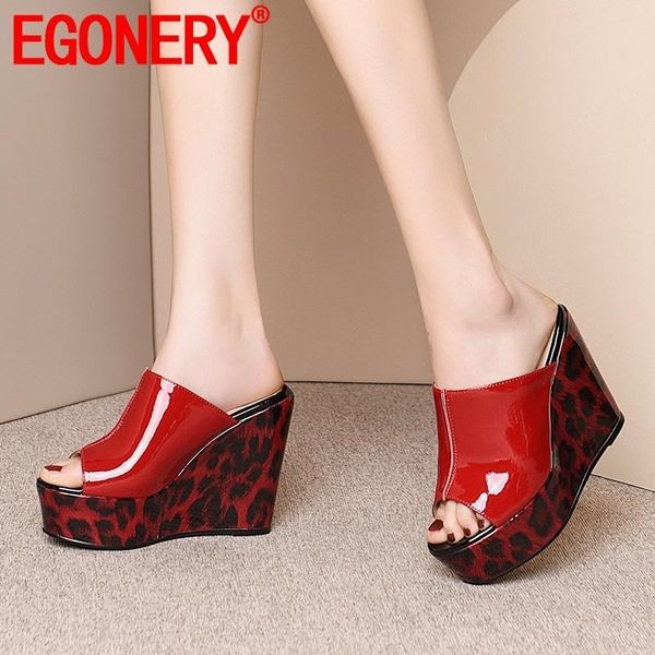 slippers egonery summer fashion women outside super high heels platform leopard genuine leather shoes drop, Black
slippers egonery summer fashion women outside super high heels platform leopard genuine leather shoes drop, Black