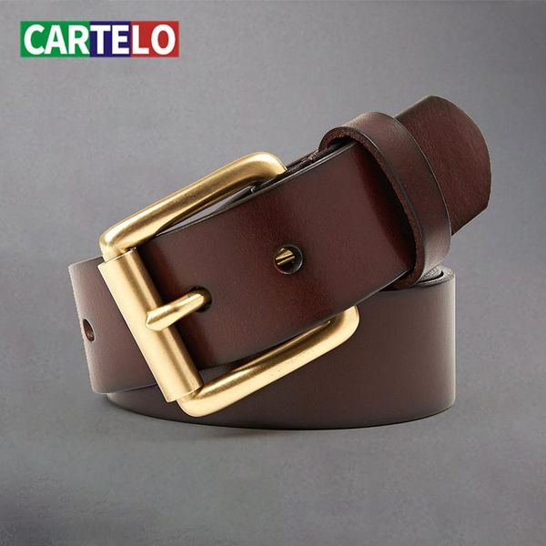 men's belt business casual copper head pin buckle genuine leather pure cowhide belts, Black;brown
men's belt business casual copper head pin buckle genuine leather pure cowhide belts, Black;brown