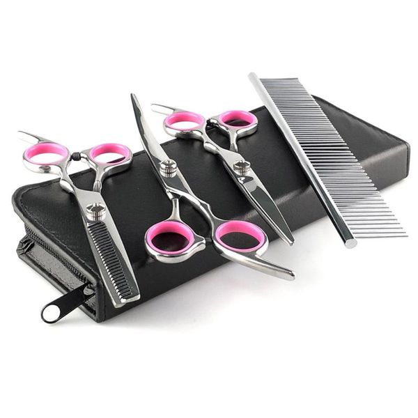 stainless steel pet scissors 6 inch/set dog cat grooming sets curved thinning straight shears sharp cutting tools kit with comb
stainless steel pet scissors 6 inch/set dog cat grooming sets curved thinning straight shears sharp cutting tools kit with comb