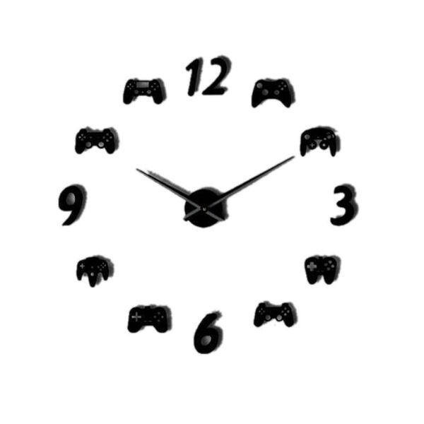 wall clocks video game controllers diy large watch decor modern design freamless giant clock boys e-sports
wall clocks video game controllers diy large watch decor modern design freamless giant clock boys e-sports