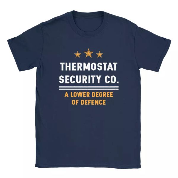 thermostat security mens t-shirt father's day gift for dad birthday funny joke, White;black
thermostat security mens t-shirt father's day gift for dad birthday funny joke, White;black