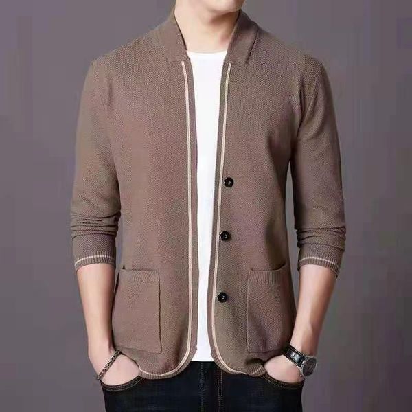 men's sweaters khaki elegant retro oversize cardigan mens slim fit knitted jackets classic england korean fashion clothing spring styli, White;black
men's sweaters khaki elegant retro oversize cardigan mens slim fit knitted jackets classic england korean fashion clothing spring styli, White;black