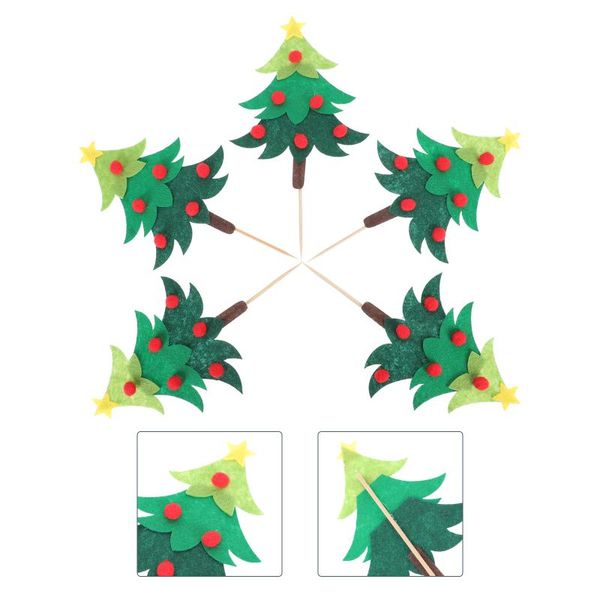 other festive & party supplies 10pcs christmas cake ers tree ornaments