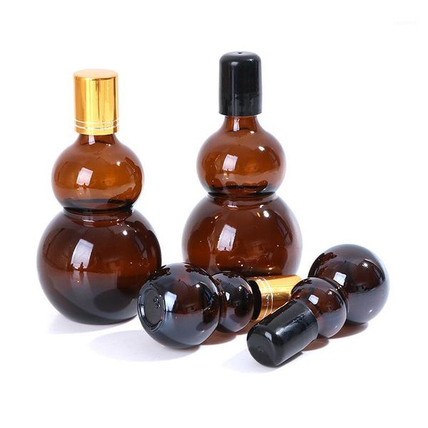 storage bottles & jars 1pc 20/30/50/100ml gourd shaped empty glass metal roller ball essential oil refillable portable travel cosmetic tool
storage bottles & jars 1pc 20/30/50/100ml gourd shaped empty glass metal roller ball essential oil refillable portable travel cosmetic tool