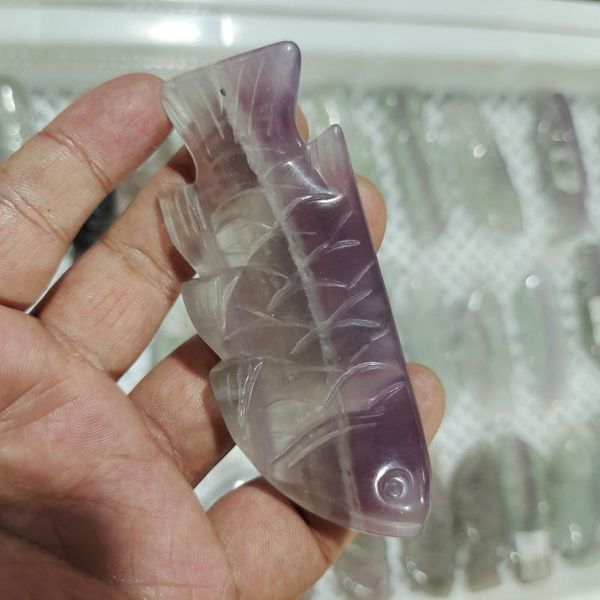 natural rainbow fluorite fish figurine hand carved quartz crystal marine life energy healing stone home decoration decorative objects & figu
natural rainbow fluorite fish figurine hand carved quartz crystal marine life energy healing stone home decoration decorative objects & figu