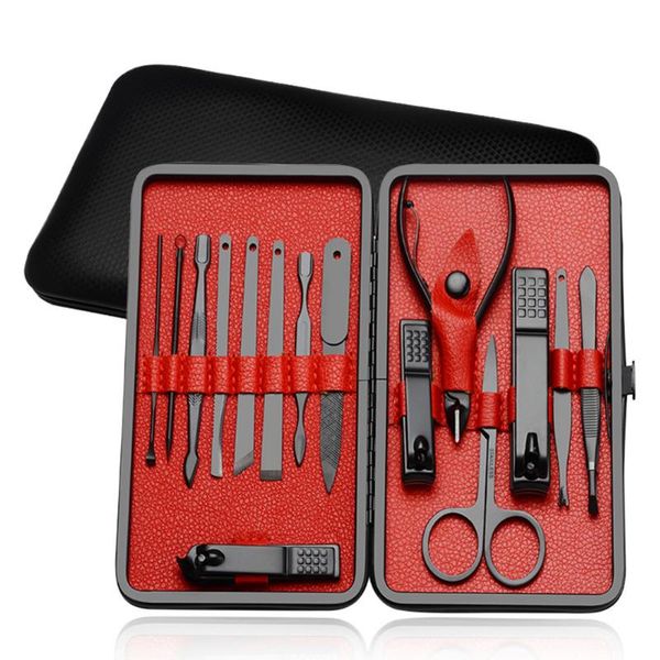 nail art kits manicure pedicure set clippers 15pcs stainless steel kit tools for cutter with portable case butt666
nail art kits manicure pedicure set clippers 15pcs stainless steel kit tools for cutter with portable case butt666