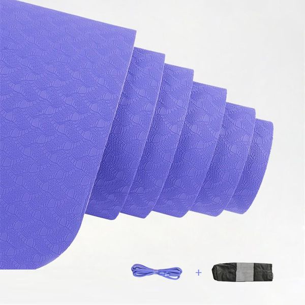 yoga mats 6mm thick single double color non-slip tpe mat quality exercise sport for fitness gym home gymnastics pilates
yoga mats 6mm thick single double color non-slip tpe mat quality exercise sport for fitness gym home gymnastics pilates