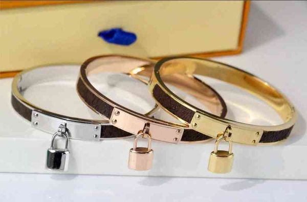 man women fashion jewelry titaniums steel lock charm leather bangle print letter pattern leathers bracelets, Black
man women fashion jewelry titaniums steel lock charm leather bangle print letter pattern leathers bracelets, Black
