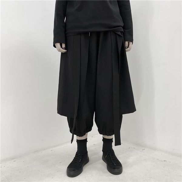 men's pants 27-44 2021 women clothing hair stylist original fashion fake two pieces of wide leg skirt plus size costumes, Black
men's pants 27-44 2021 women clothing hair stylist original fashion fake two pieces of wide leg skirt plus size costumes, Black
