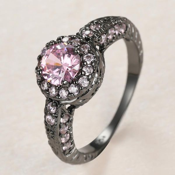 wedding rings luxury female pink crystal stone ring vintage 14kt black gold for women promise bride round zircon engagement, Slivery;golden
wedding rings luxury female pink crystal stone ring vintage 14kt black gold for women promise bride round zircon engagement, Slivery;golden