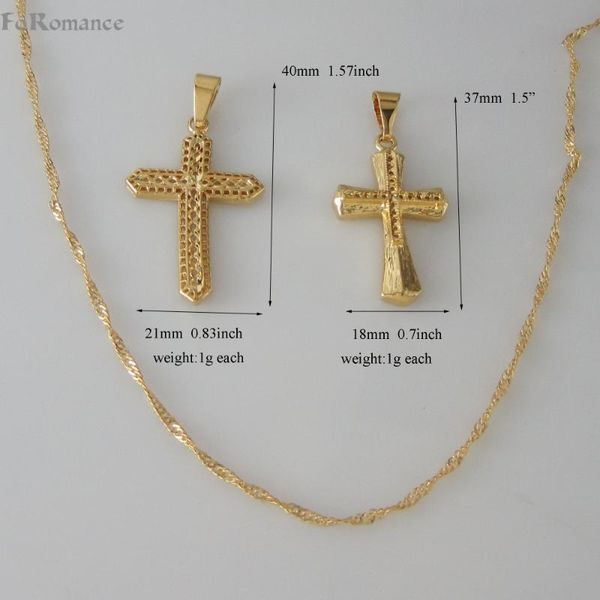 pendant necklaces yellow gold color overlay 18" water wave necklace & two styles jesus cross god carved, Silver
pendant necklaces yellow gold color overlay 18" water wave necklace & two styles jesus cross god carved, Silver
