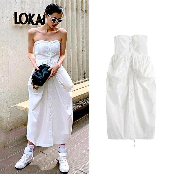 streetwear style off shoulder sleeveless strapless dress women korea ladies party white single-breasted woman sl424 casual dresses, Black;gray
streetwear style off shoulder sleeveless strapless dress women korea ladies party white single-breasted woman sl424 casual dresses, Black;gray