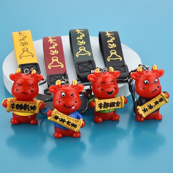 2021 fashion keychain 2021 new zodiac resin red key ring ox turns the world, Slivery;golden
2021 fashion keychain 2021 new zodiac resin red key ring ox turns the world, Slivery;golden