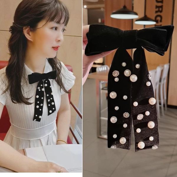 pins, brooches retro black velvet bow tie brooch pearl rhinestone bowknot shirt collor pins luxulry for women jewelry accessories, Gray
pins, brooches retro black velvet bow tie brooch pearl rhinestone bowknot shirt collor pins luxulry for women jewelry accessories, Gray