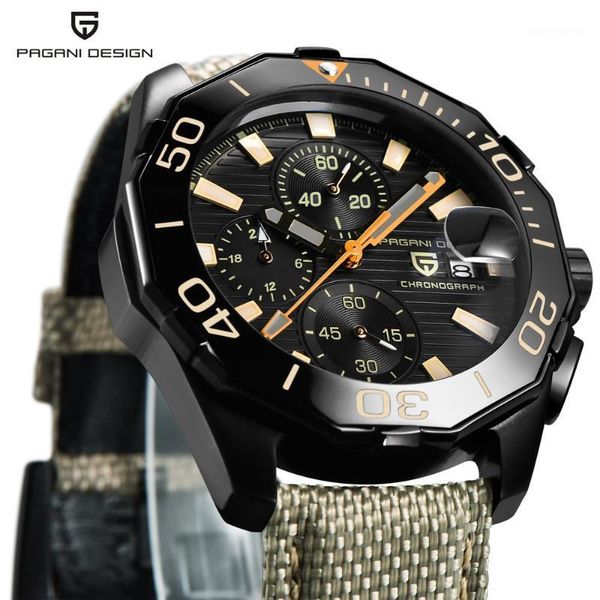 wristwatches pagani design nylon belt men watches chronograph sport business waterproof quartz wrist watch clock male, Slivery;brown
wristwatches pagani design nylon belt men watches chronograph sport business waterproof quartz wrist watch clock male, Slivery;brown