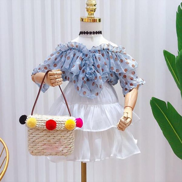 summer girls clothing sets chiffon suit polka dot short sleeved t shirt skirt 2pcs baby kids clothes children, White
summer girls clothing sets chiffon suit polka dot short sleeved t shirt skirt 2pcs baby kids clothes children, White