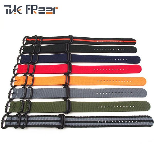 watch bands fashion nato band nylon strap black 5 rings buckle 18mm 20mm 22mm 24mm striped simple replacement accessories, Black;brown
watch bands fashion nato band nylon strap black 5 rings buckle 18mm 20mm 22mm 24mm striped simple replacement accessories, Black;brown