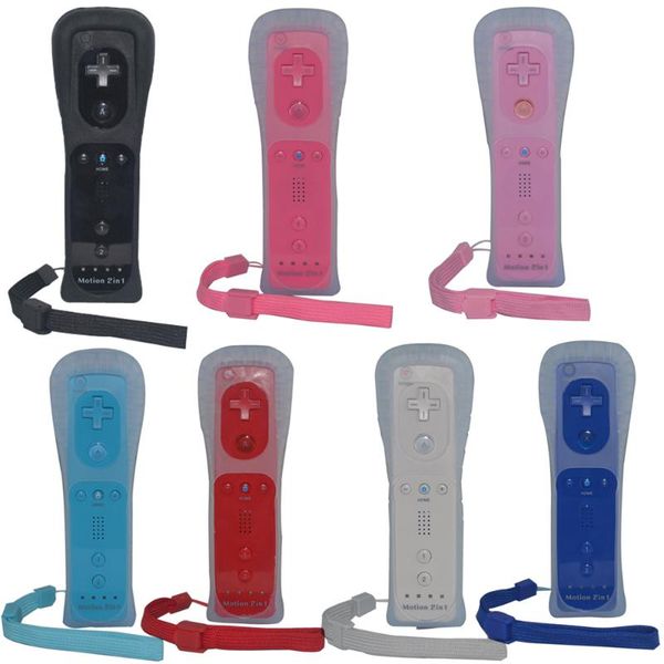 100pcs a lot wholesale built-in motion plus remote controller gamepad with silicone case and hand strap for w-i-i game controllers & joystic
100pcs a lot wholesale built-in motion plus remote controller gamepad with silicone case and hand strap for w-i-i game controllers & joystic