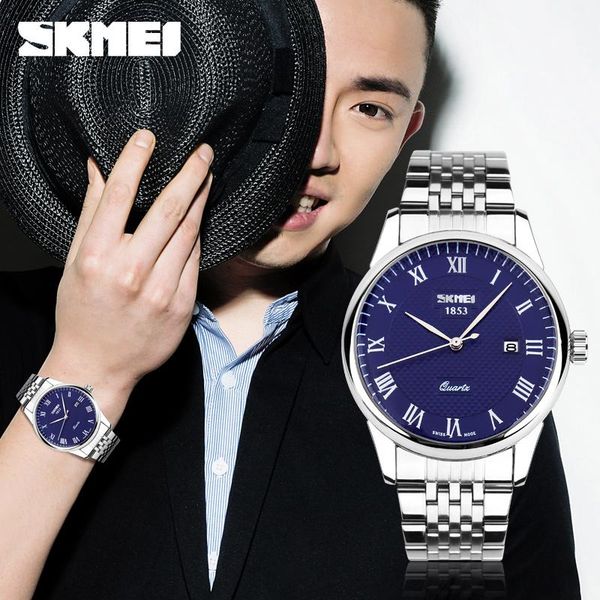 wristwatches skmei stainless steel strap japan quartz movement men's women's watches male clock relogios masculino 9058 relojes, Slivery;brown
wristwatches skmei stainless steel strap japan quartz movement men's women's watches male clock relogios masculino 9058 relojes, Slivery;brown