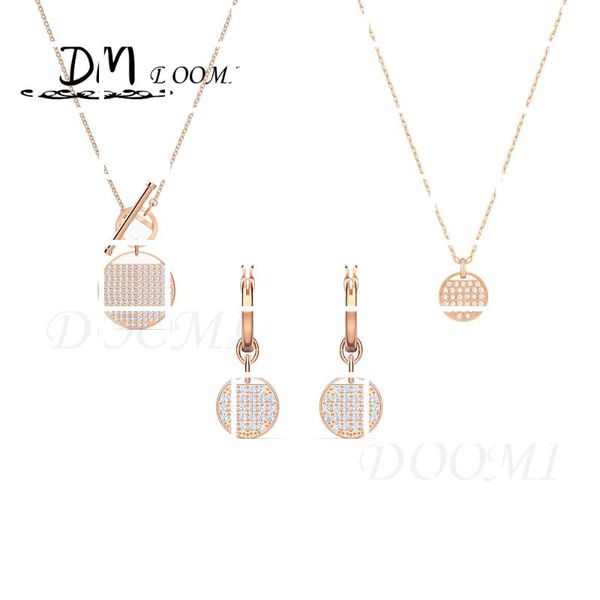 pendant necklaces swa 2021 fashion jewelry charm round tennis exquisite women's necklace romantic birthday gift, Silver
pendant necklaces swa 2021 fashion jewelry charm round tennis exquisite women's necklace romantic birthday gift, Silver