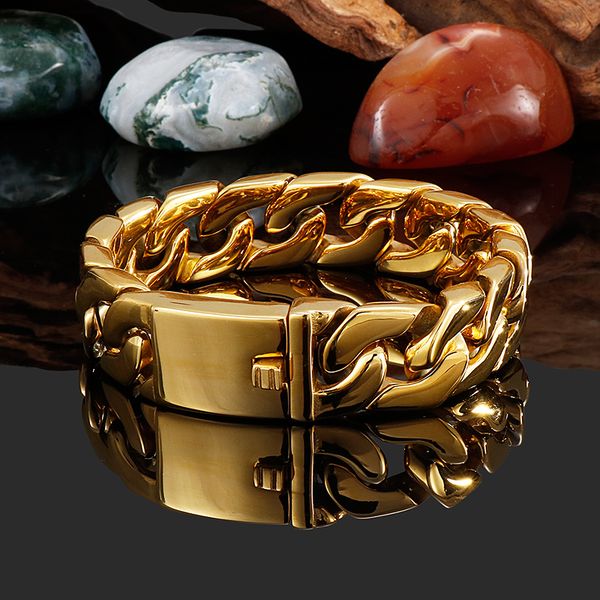 hihg quality jewelry mens women boys gold plated stainless steel cuban curb chain bracelet for mens women gifts bling, Black
hihg quality jewelry mens women boys gold plated stainless steel cuban curb chain bracelet for mens women gifts bling, Black