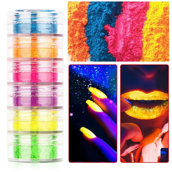 nail glitter 6-color art fluorescent powder high-gloss colorful luminous glow bright pigment set decorations #40, Silver;gold
nail glitter 6-color art fluorescent powder high-gloss colorful luminous glow bright pigment set decorations #40, Silver;gold