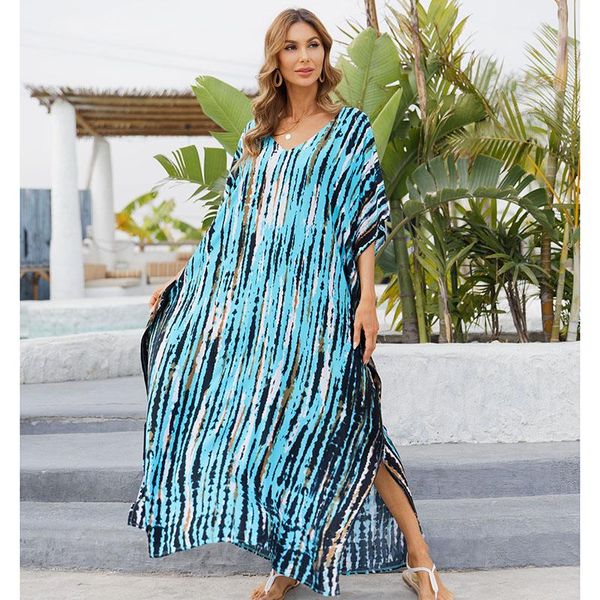beach long dress 2021 robe plage polyester bikini cover up sarong print kaftan pareos de playa mujer beachwear women women's swimwear, White;black
beach long dress 2021 robe plage polyester bikini cover up sarong print kaftan pareos de playa mujer beachwear women women's swimwear, White;black