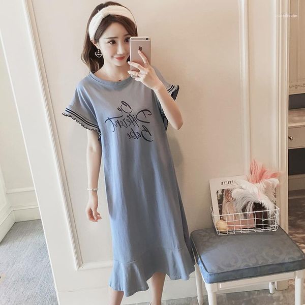9120# maternity clothes summer short sleeve easy matching loose stylish letter printing dress for pregnant women mom dress1, White
9120# maternity clothes summer short sleeve easy matching loose stylish letter printing dress for pregnant women mom dress1, White