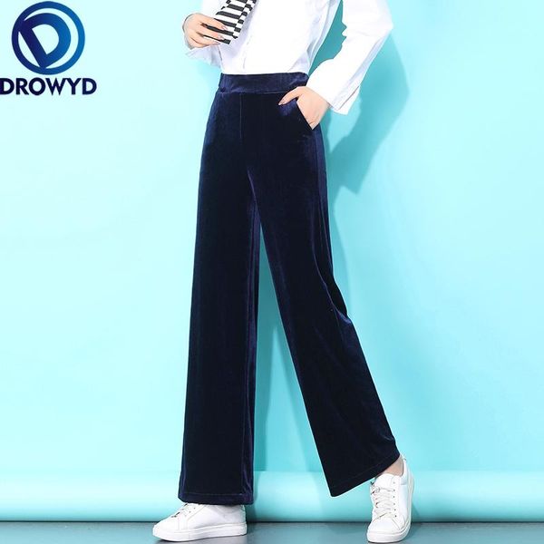 women's pants & capris blue stretch wide-leg suit women fashion office work trousers summer girl casual loose ol thick korean pockets c, Black;white
women's pants & capris blue stretch wide-leg suit women fashion office work trousers summer girl casual loose ol thick korean pockets c, Black;white