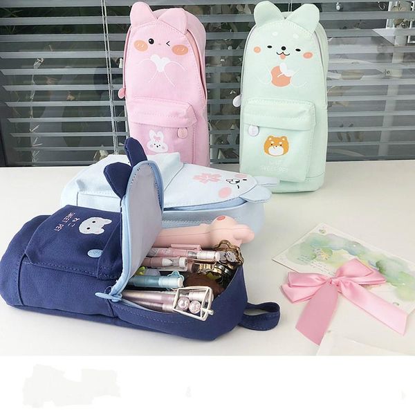 pencil bags cute sweetheart animal pattern schoolbag and bag large capacity stationery for primary school students
pencil bags cute sweetheart animal pattern schoolbag and bag large capacity stationery for primary school students