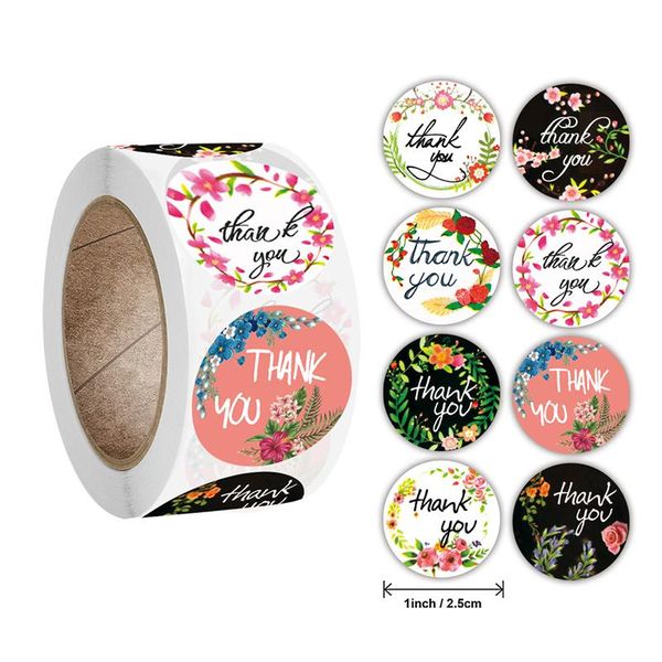 party decoration 500pcs/roll floral thank you sticker for seal label scrapbooking wedding 1 inch birthday baking
party decoration 500pcs/roll floral thank you sticker for seal label scrapbooking wedding 1 inch birthday baking