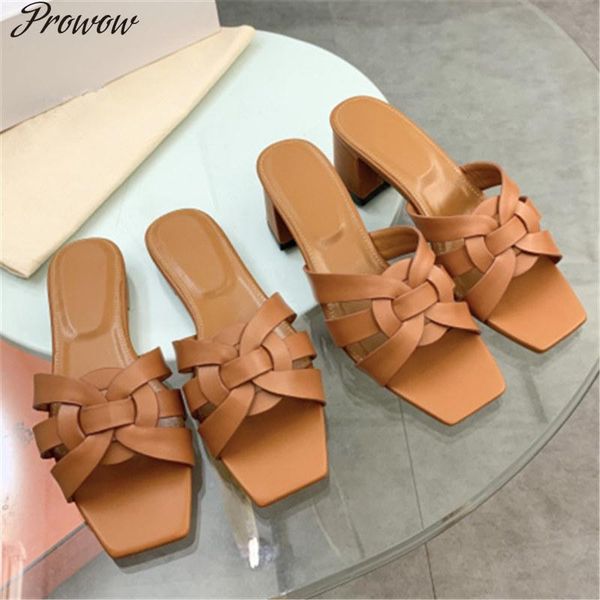 prowow slippers women summer weaving slip on flat or med heels shoes zapatos mujer slides sandals woman beach, Black
prowow slippers women summer weaving slip on flat or med heels shoes zapatos mujer slides sandals woman beach, Black